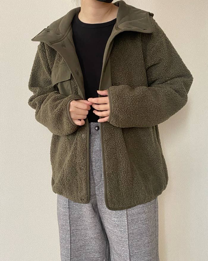 ボアフリーススナップパーカ ENGINEERED GARMENTS GU XL え、もうほぼ 