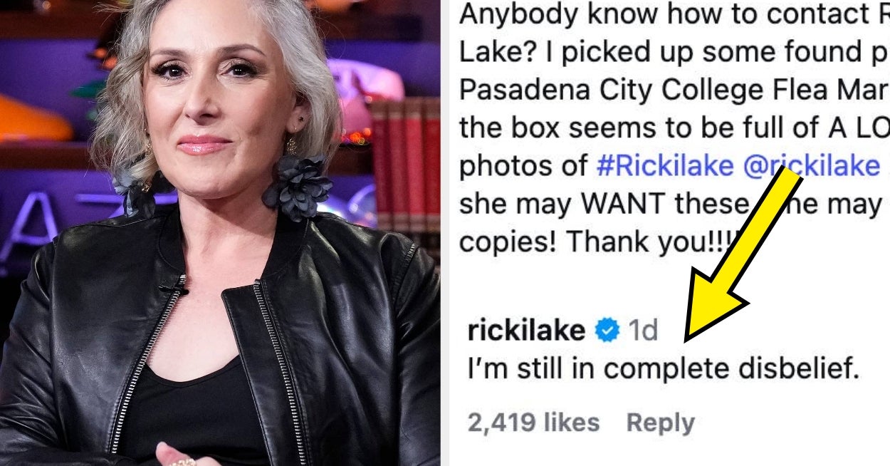 Months After She Lost Her Home In The Wildfires, Ricki Lake's Old Photos Were Found At A Flea Market