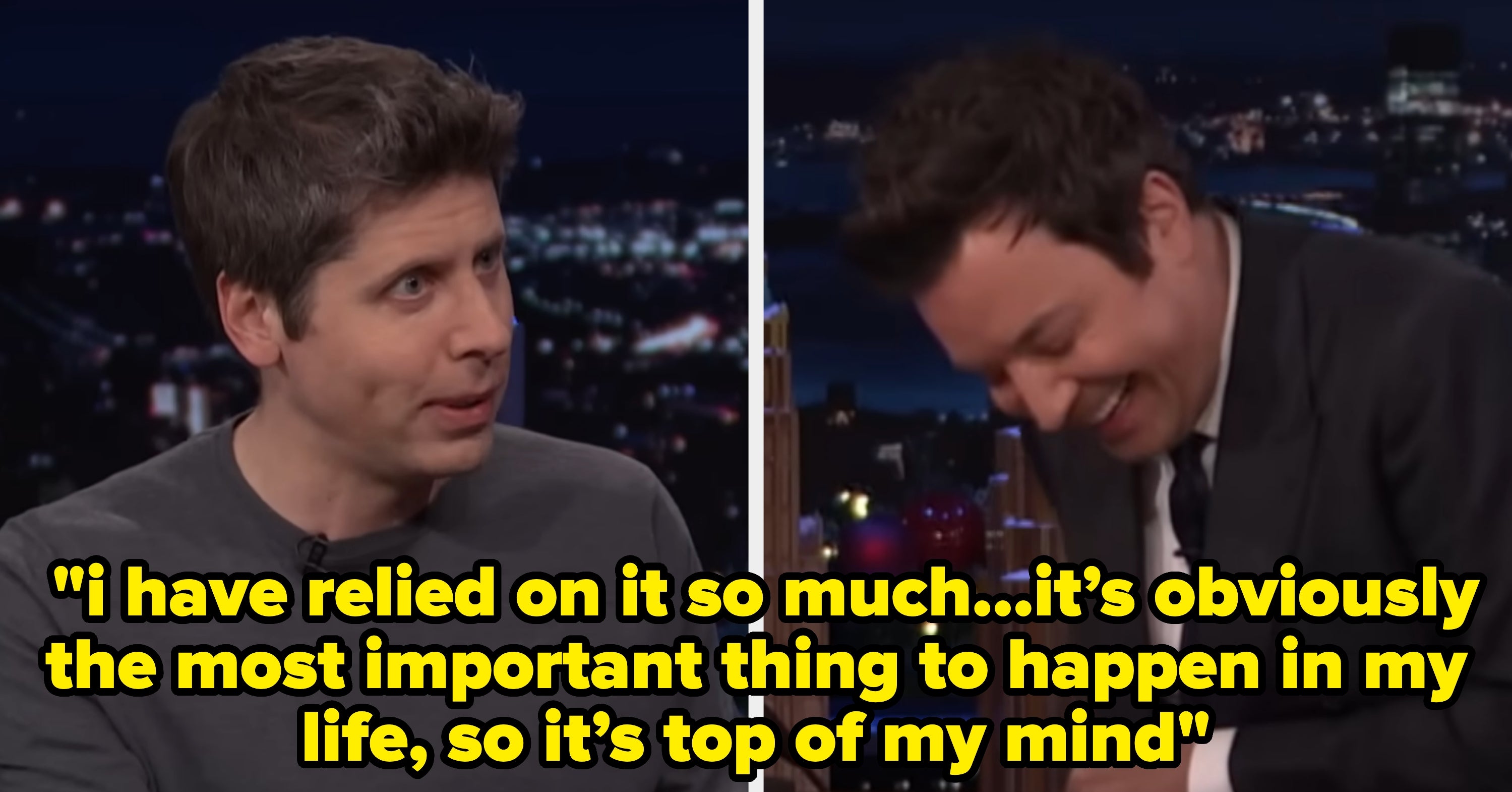 Jimmy Fallon Lost It After The CEO Of OpenAI Said He Can't Imagine Raising A Newborn Without ChatGPT