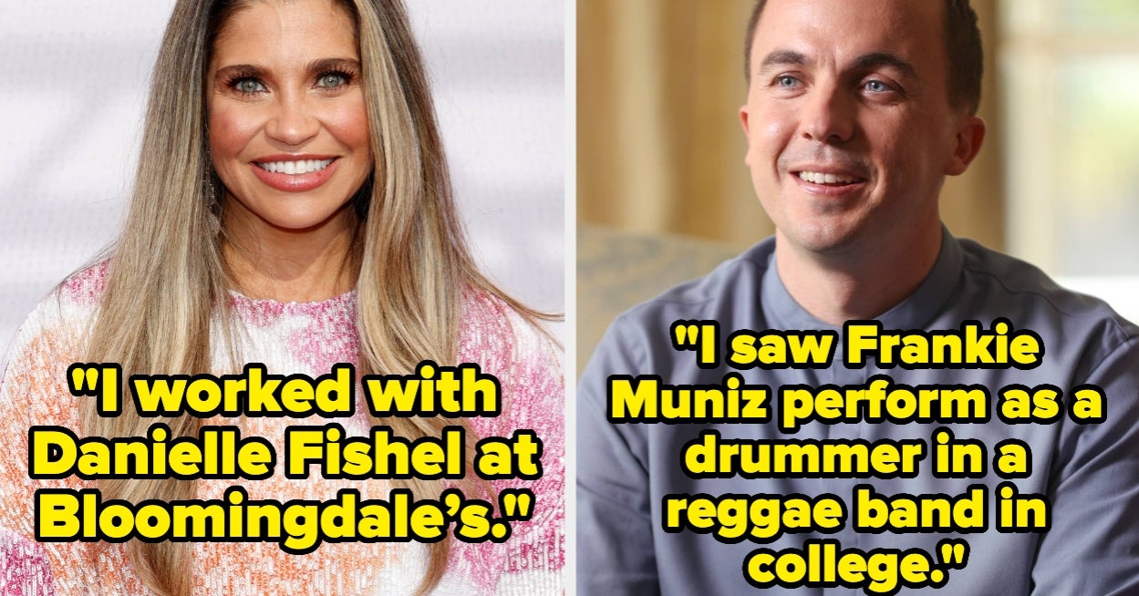 25 Confessions From People Who Met Former Celebrities While Working Totally Normal Jobs