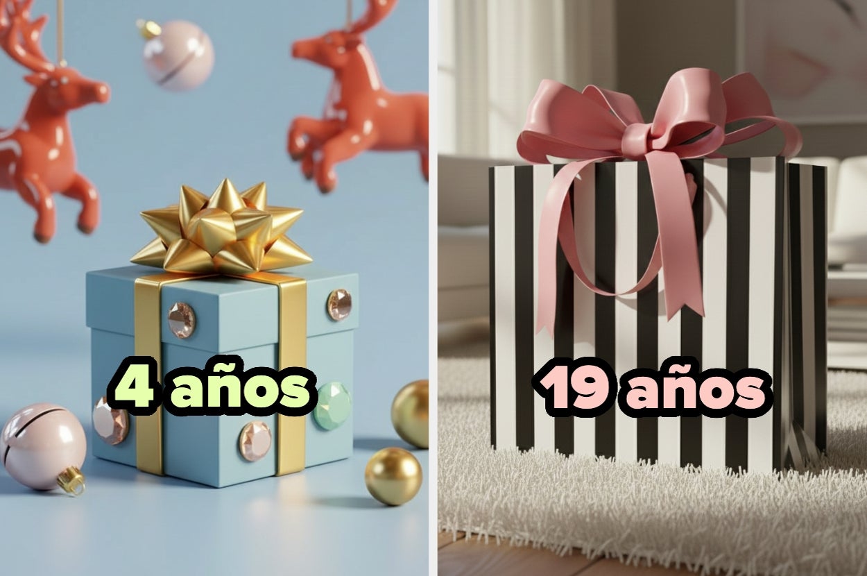 Puedo adivinar tu edad emocional según tu selección de regalos