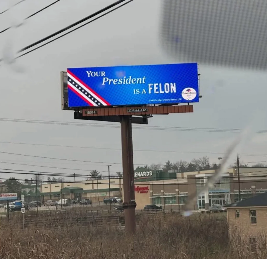 "Your President is simply a Felon" supra a buying center