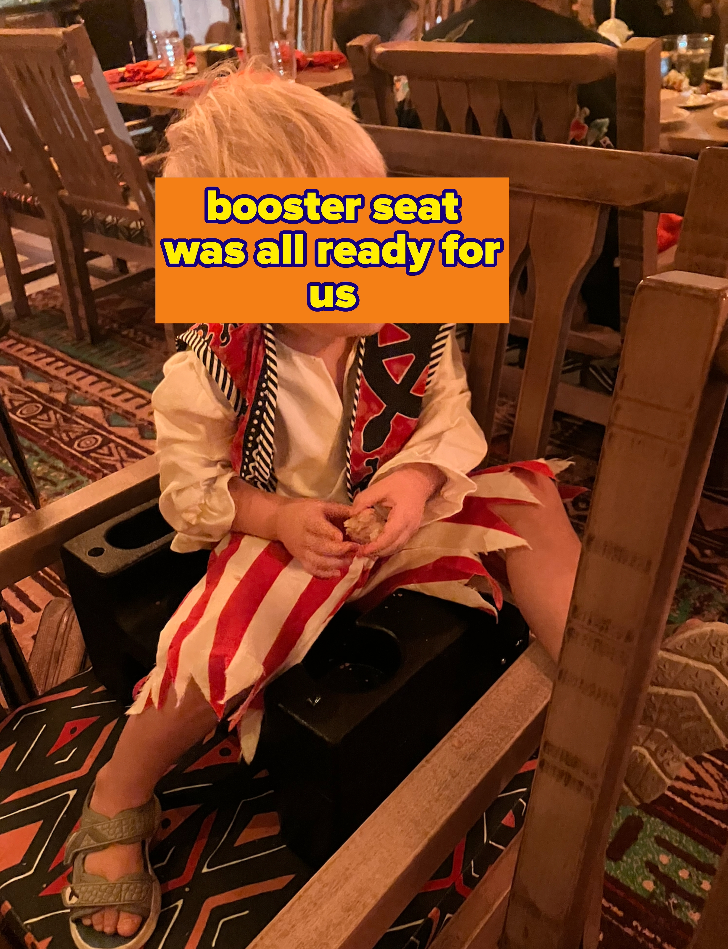  "booster spot   was each  acceptable   for us."