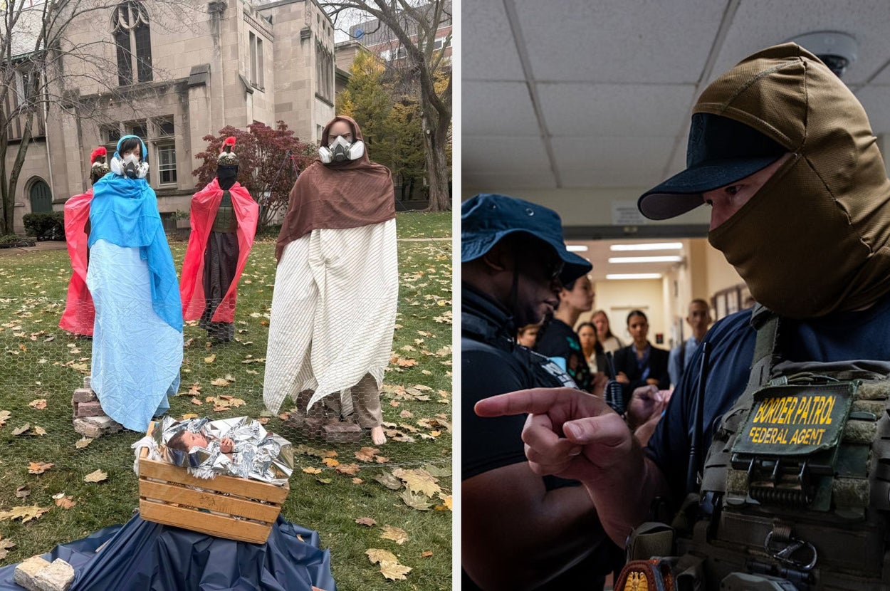 Another Church Is Going Viral For Its Anti-MAGA Nativity Scene