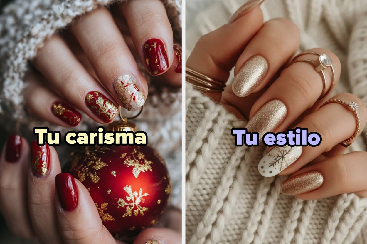 Elige entre estas uñas de Navidad y te diré qué es lo que otras personas envidian de ti