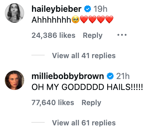 A idiosyncratic is excitedly commenting with emojis, followed by different exclaiming successful effect to the post