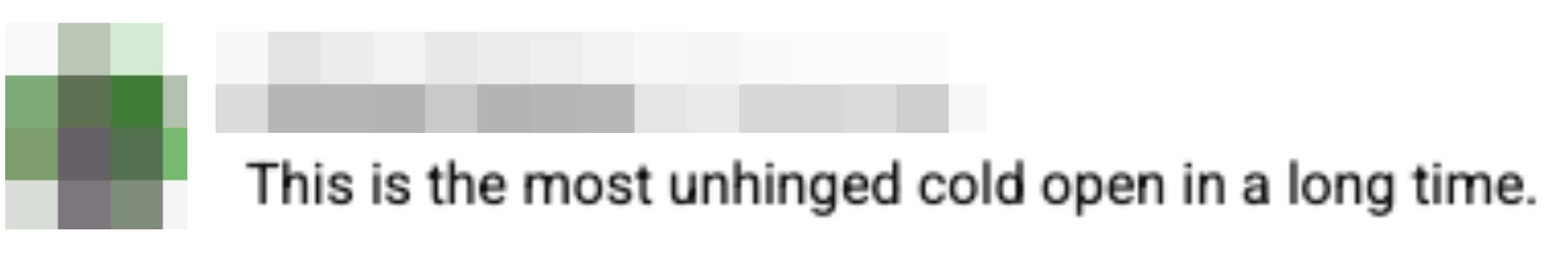 En kommentar fra @RobeLifeMusic lyder: 