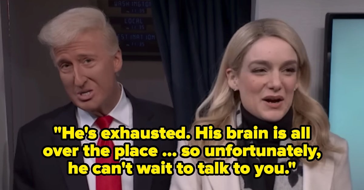 People Can't Stop Talking About The "Unhinged" Cold Open On "Saturday Night Live" Mocking President Trump