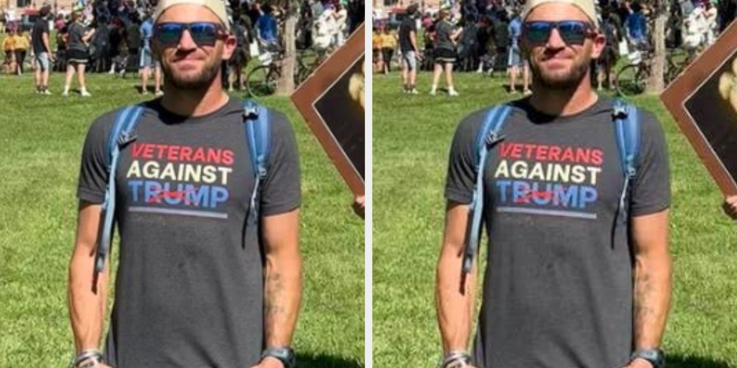 I Saw A Cop Looking At My ‘Veterans Against Trump’ T-Shirt. Then He Started Walking My Way.