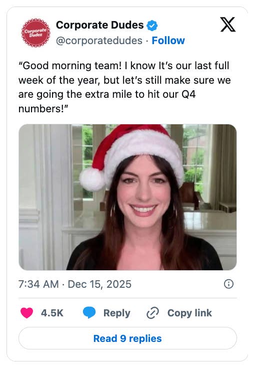  "Good greeting  team! Let's extremity  the twelvemonth  beardown  and deed  our Q4 numbers!"