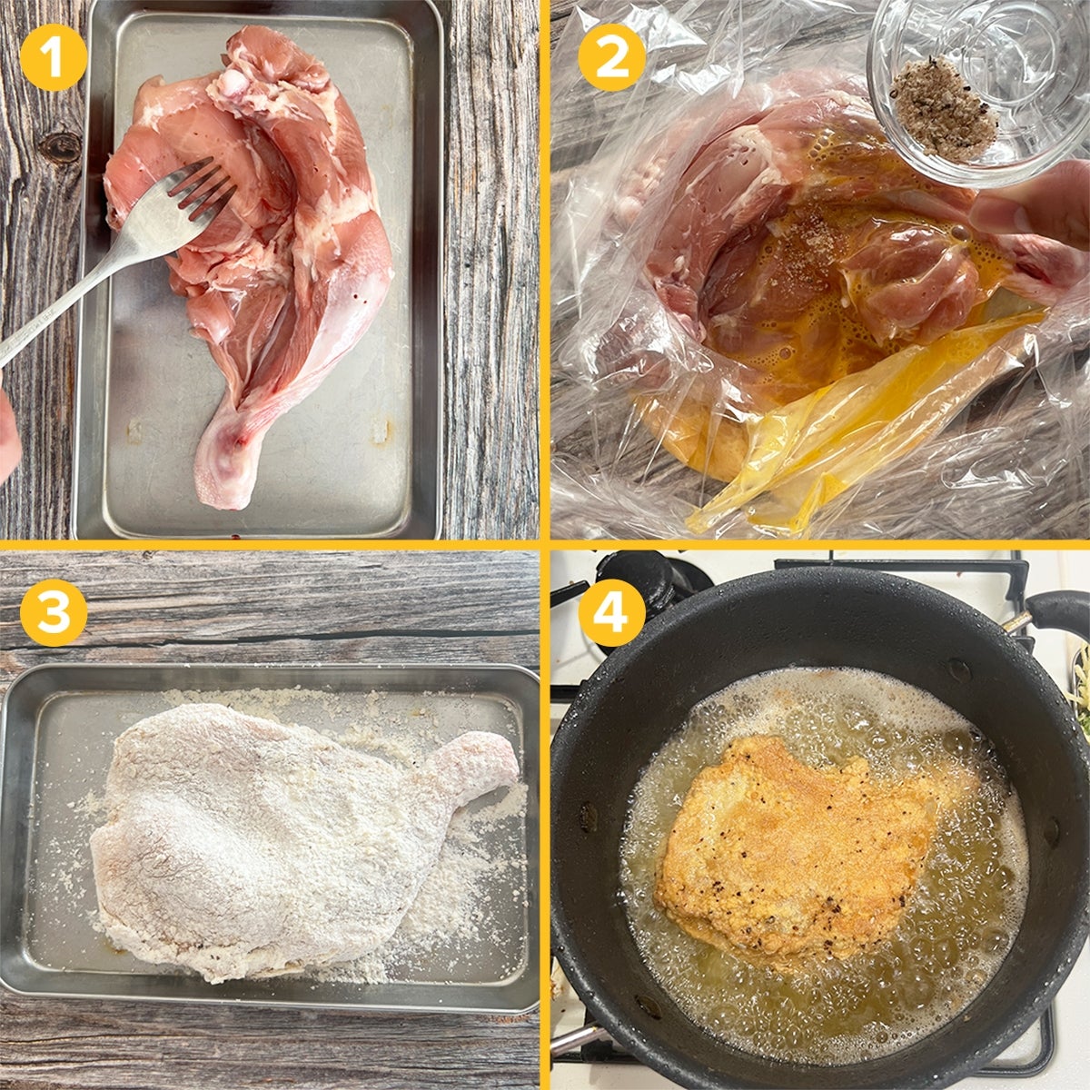 揚げたてザクザクなフライドチキンはこう作る！】まるでお店レベル
