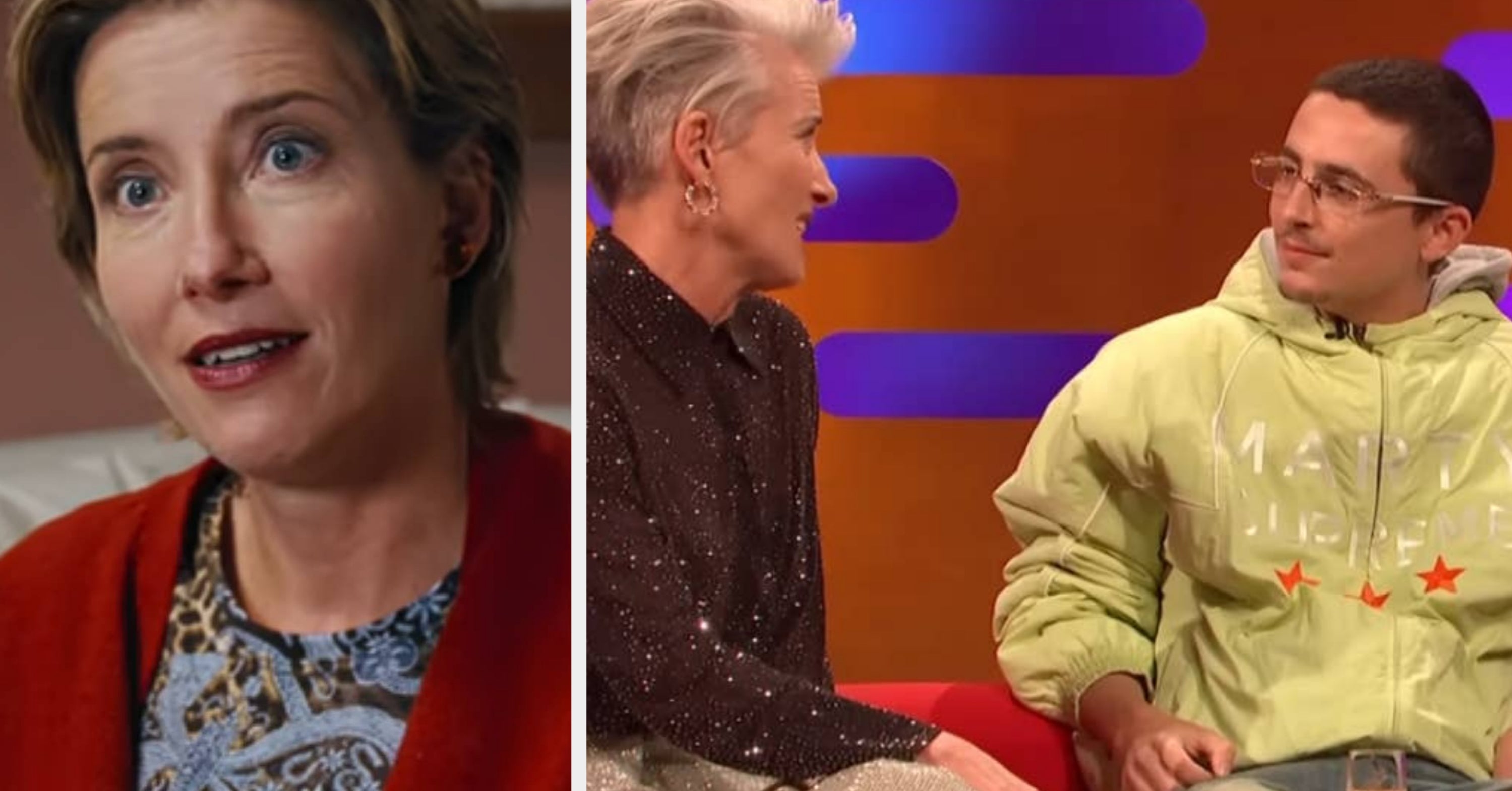 “Little Clueless Timothée”: People — Including Emma Thompson — Are Completely Baffled By Timothée Chalamet’s Total Misread Of “Love Actually”