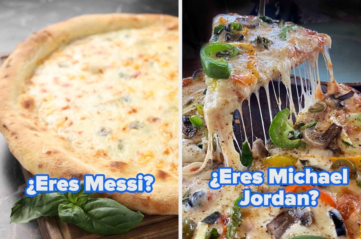 Escoge entre un montón de pizzas y te diré con qué GOAT compartes personalidad