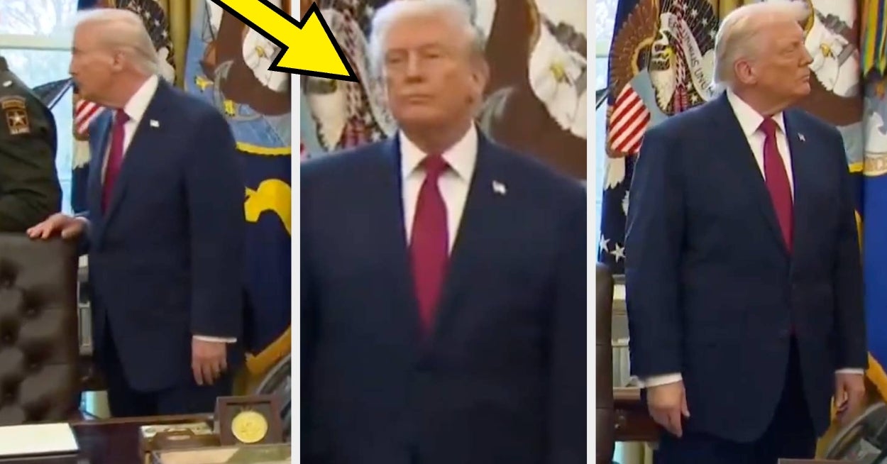 People Are Noticing Something Very Weird About This Video Of Trump In The Oval Office