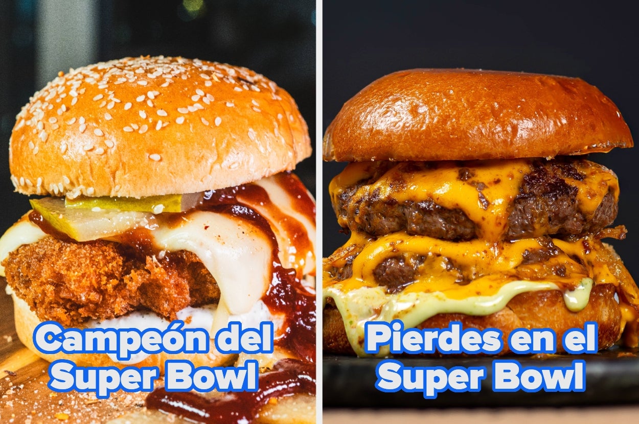 Arma tu hamburguesa y te diré si tu equipo será campeón en el Super Bowl