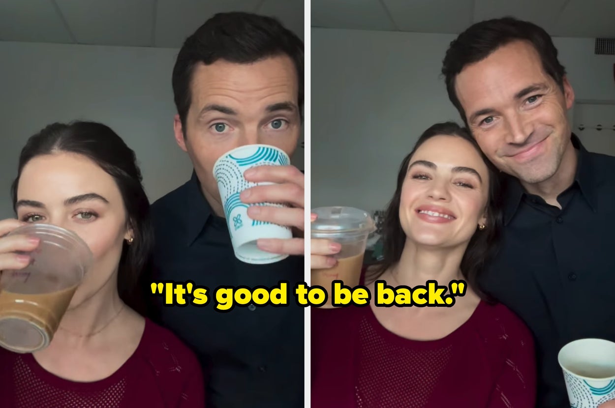 "It's Good To Be Back" — Lucy Hale And Ian Harding Just Posted Together On Instagram, And "Pretty Little Liars" Fans Are Officially Freaking Out