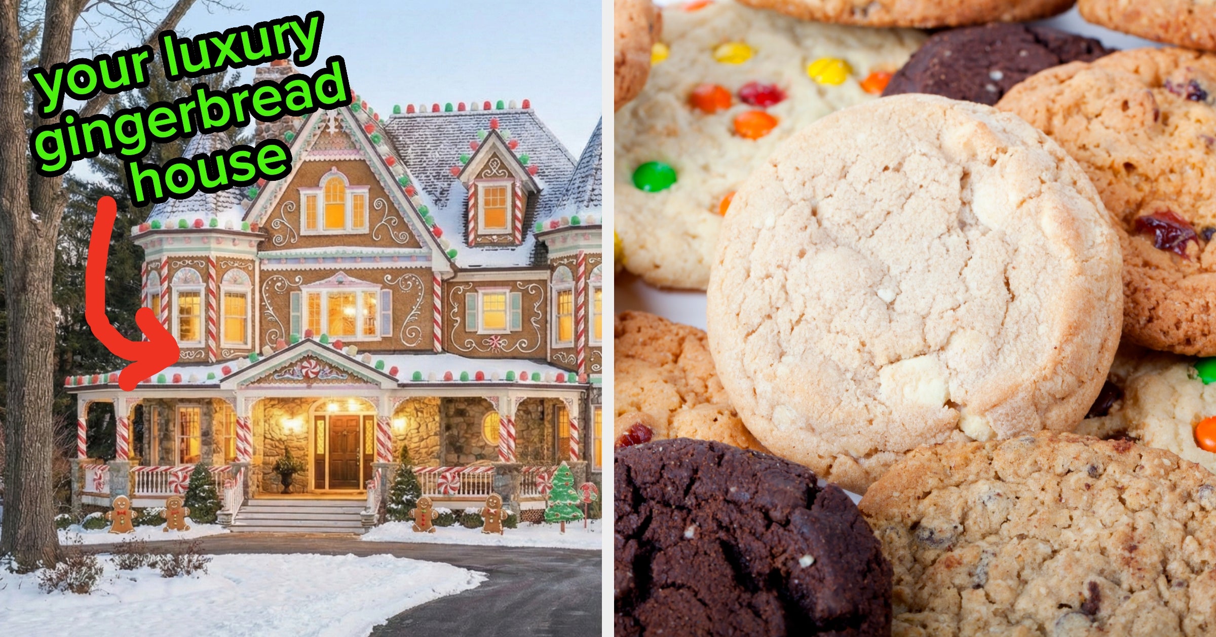 Eat All The Cookies You Want And See Which Luxury Gingerbread House You Were Meant To Live In
