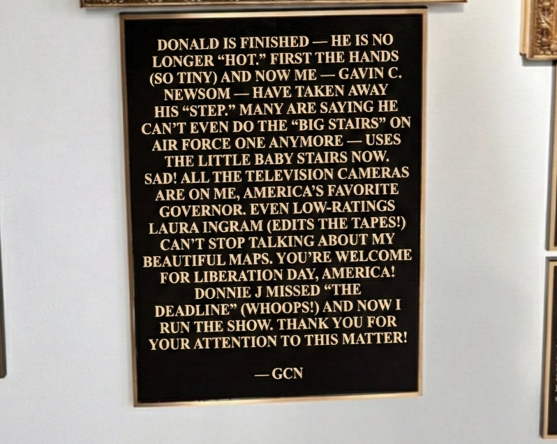 Sign mocking assorted governmental figures with humorous remarks astir their actions and traits