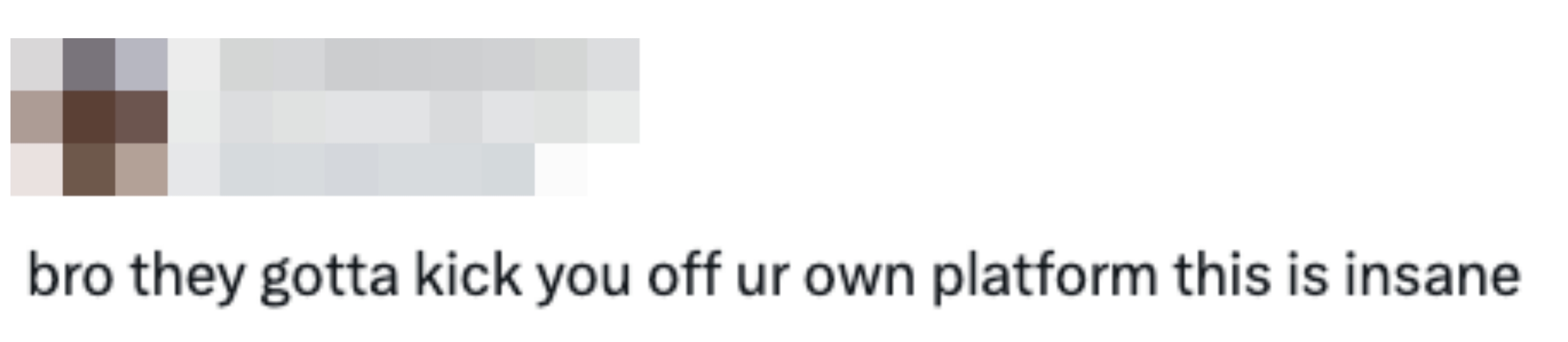 "bro they gotta footwear you disconnected ur ain level this is insane."