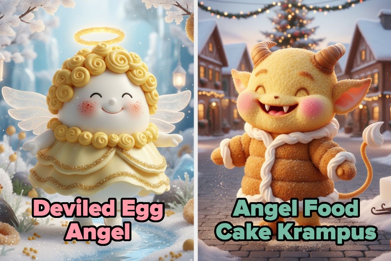 People Are Creating The Most Deliciously Unhinged Christmas Creatures, And They Look Like They Escaped From A Holiday Bake Sale