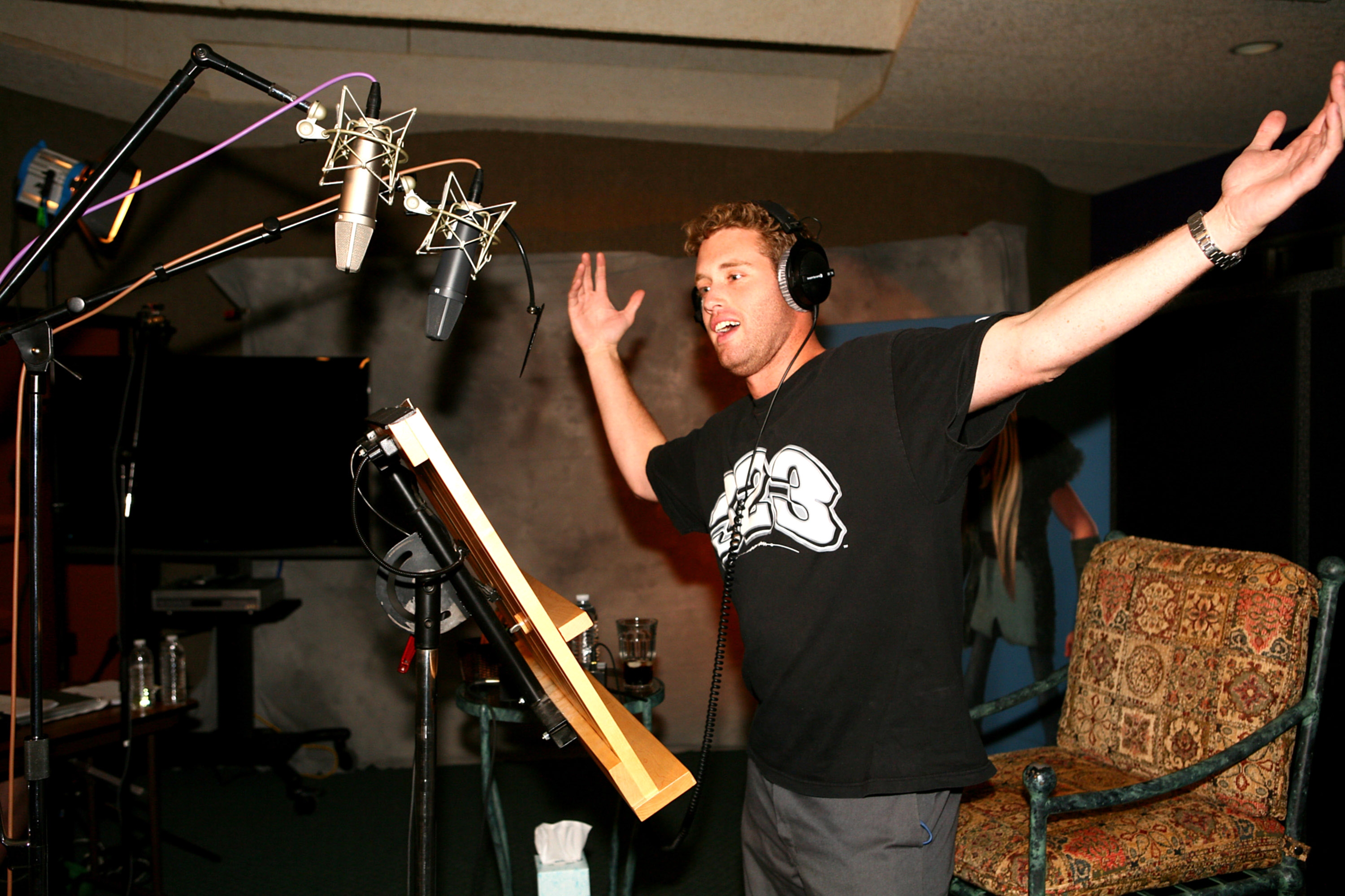 Miller performing voiceover for how to train your dragon