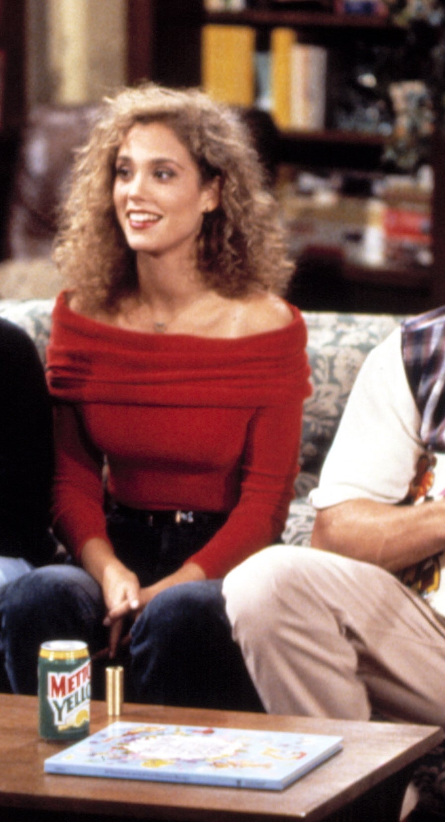 mitchell holding a guitar on the show