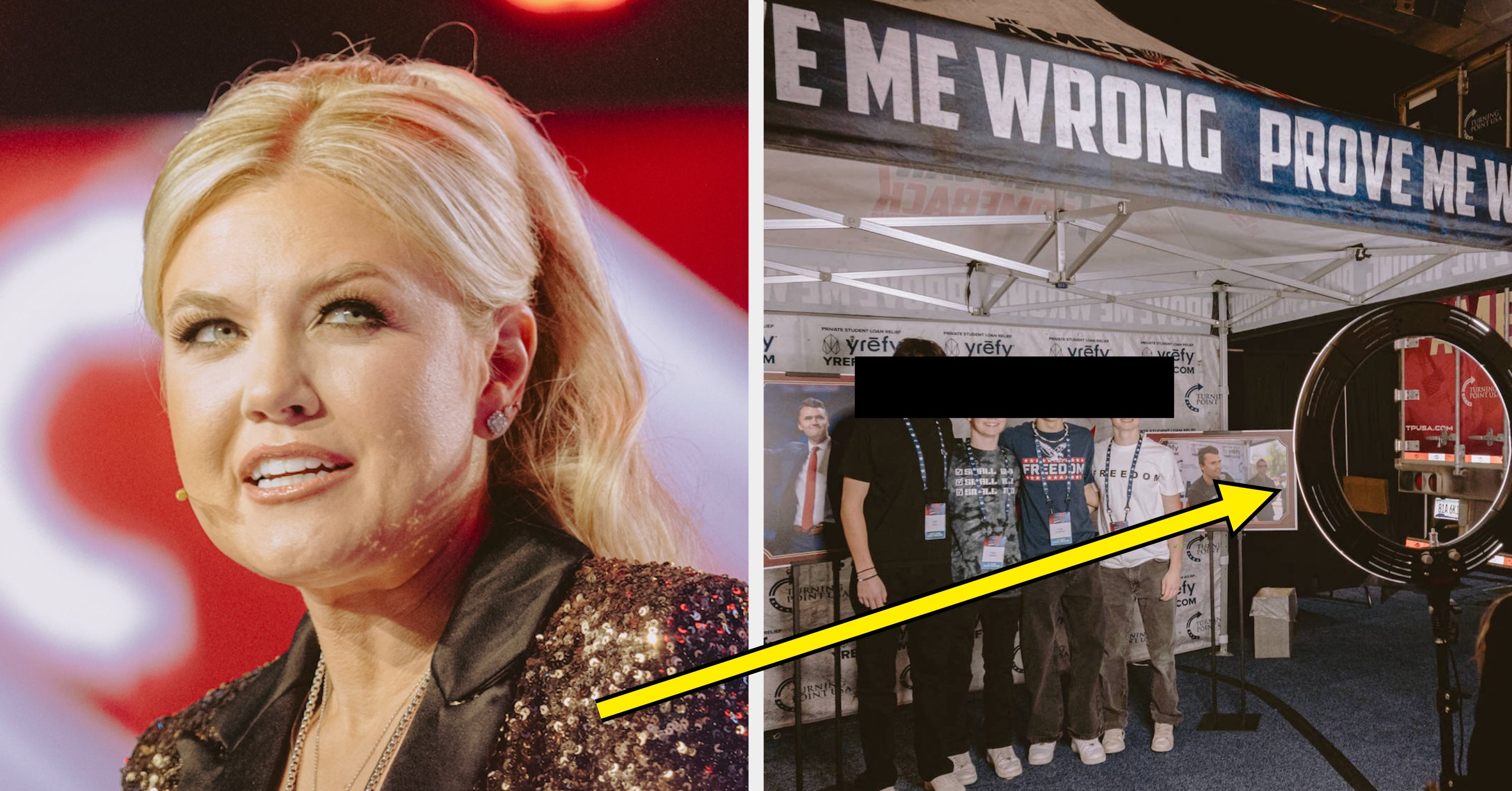 This Replica Of The Tent Where Charlie Kirk Was Killed Is Going Mega-Viral For Being The Newest Photo Op