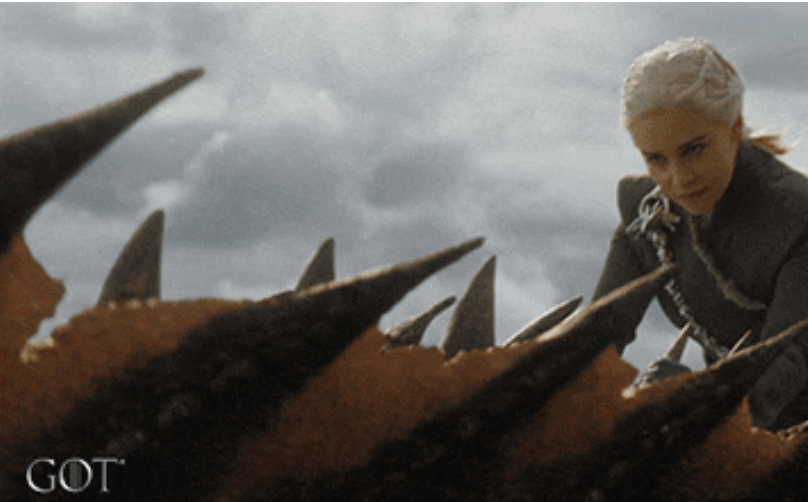 A quality  with braided hairsbreadth  rides a ample  dragon, gripping its scales, successful  a melodramatic  country   from a fashionable  TV show