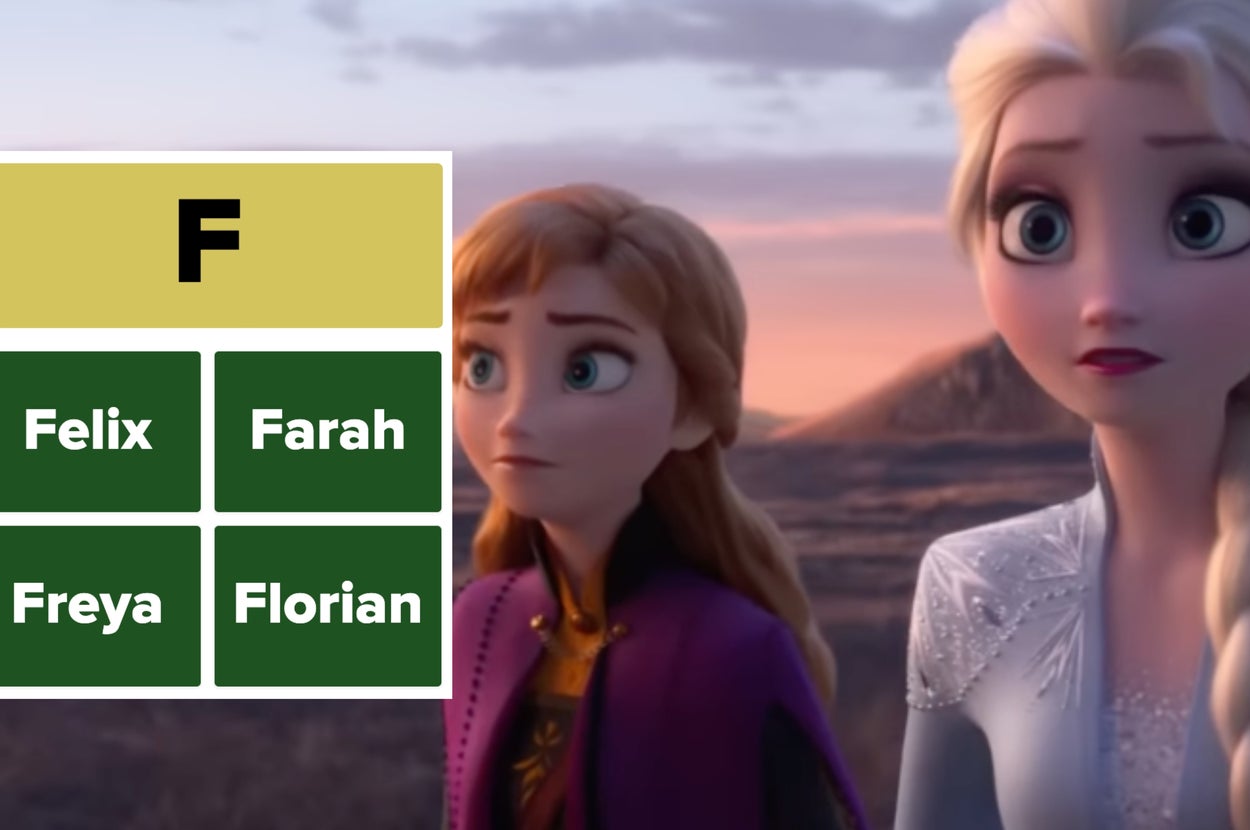 Pick A Name From A-Z To See Which "Frozen" Character Would Best Describe You