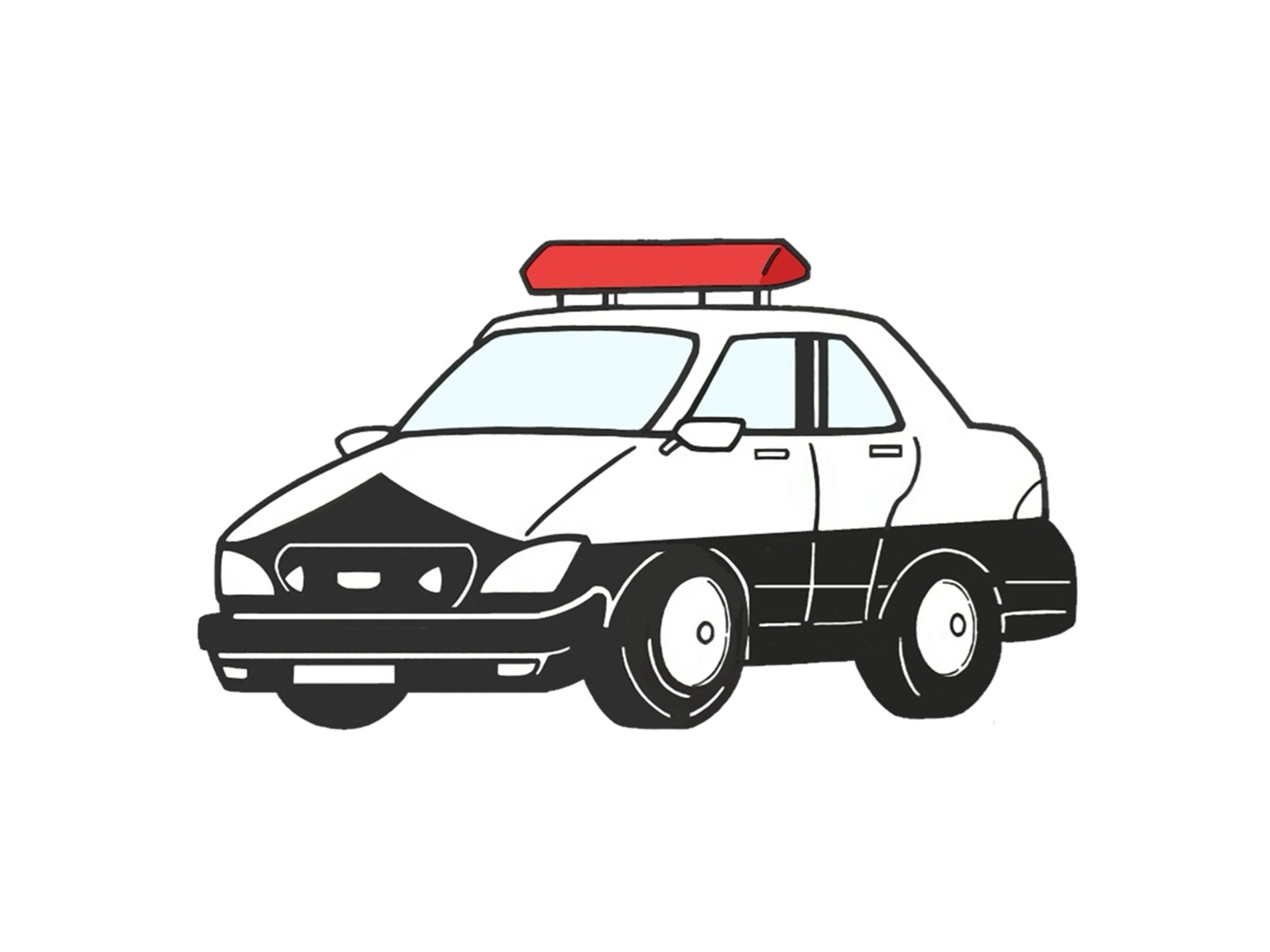 パトカーのイメージイラスト