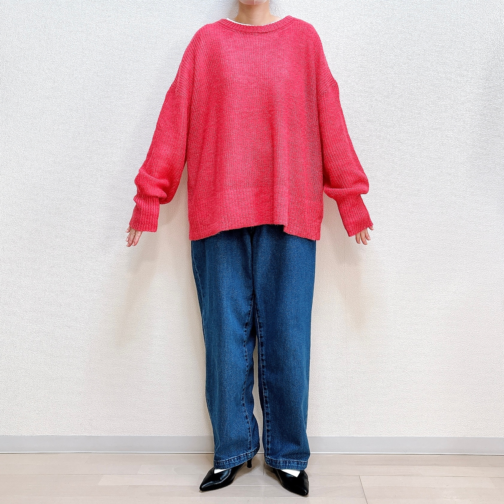 5500円→2200円に値下げ！ニコアンドの「ふんわりニット」は着回し力