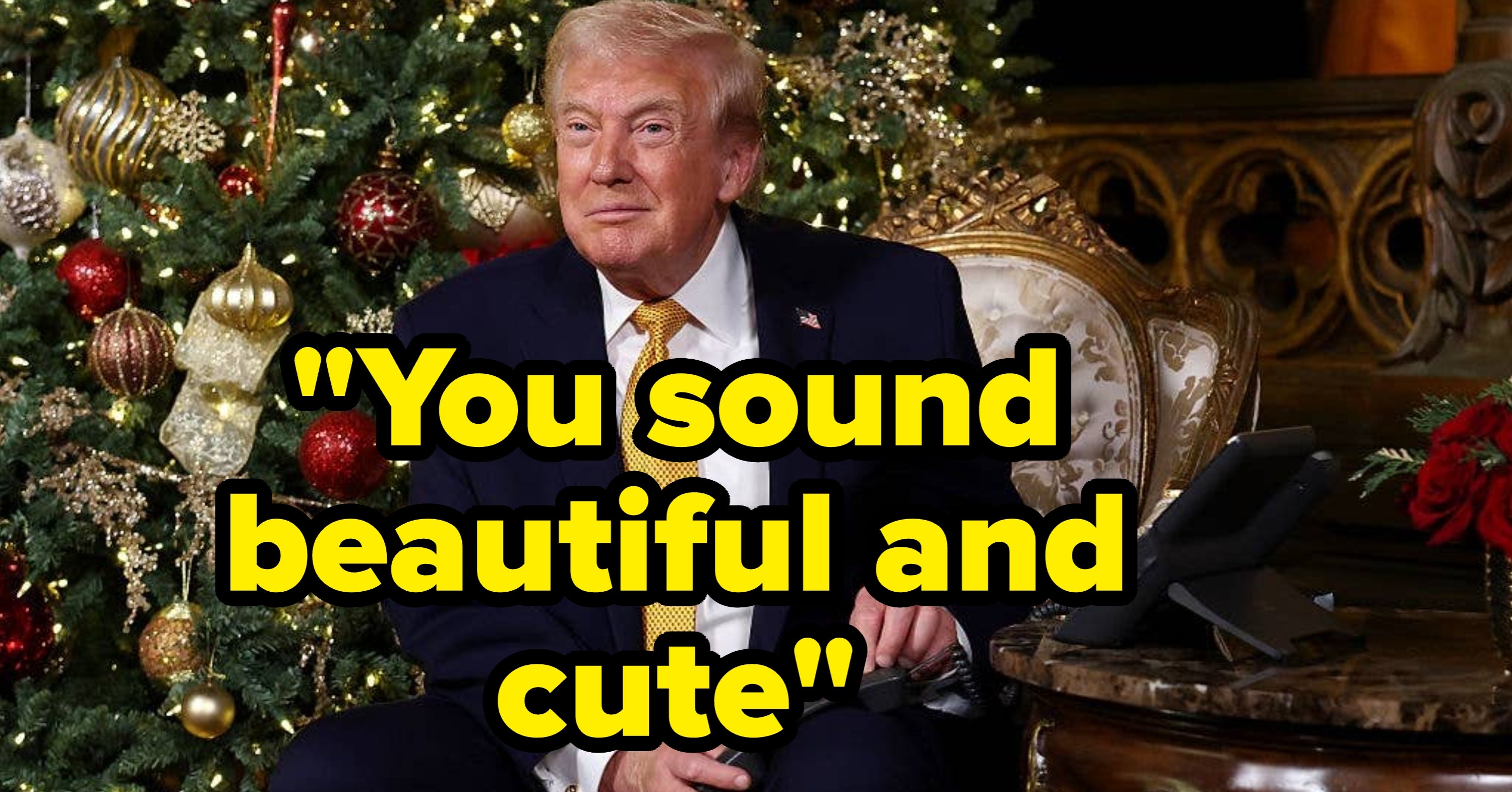Uhhh, So Donald Trump's Christmas Phone Calls With Children Are Going Viral
