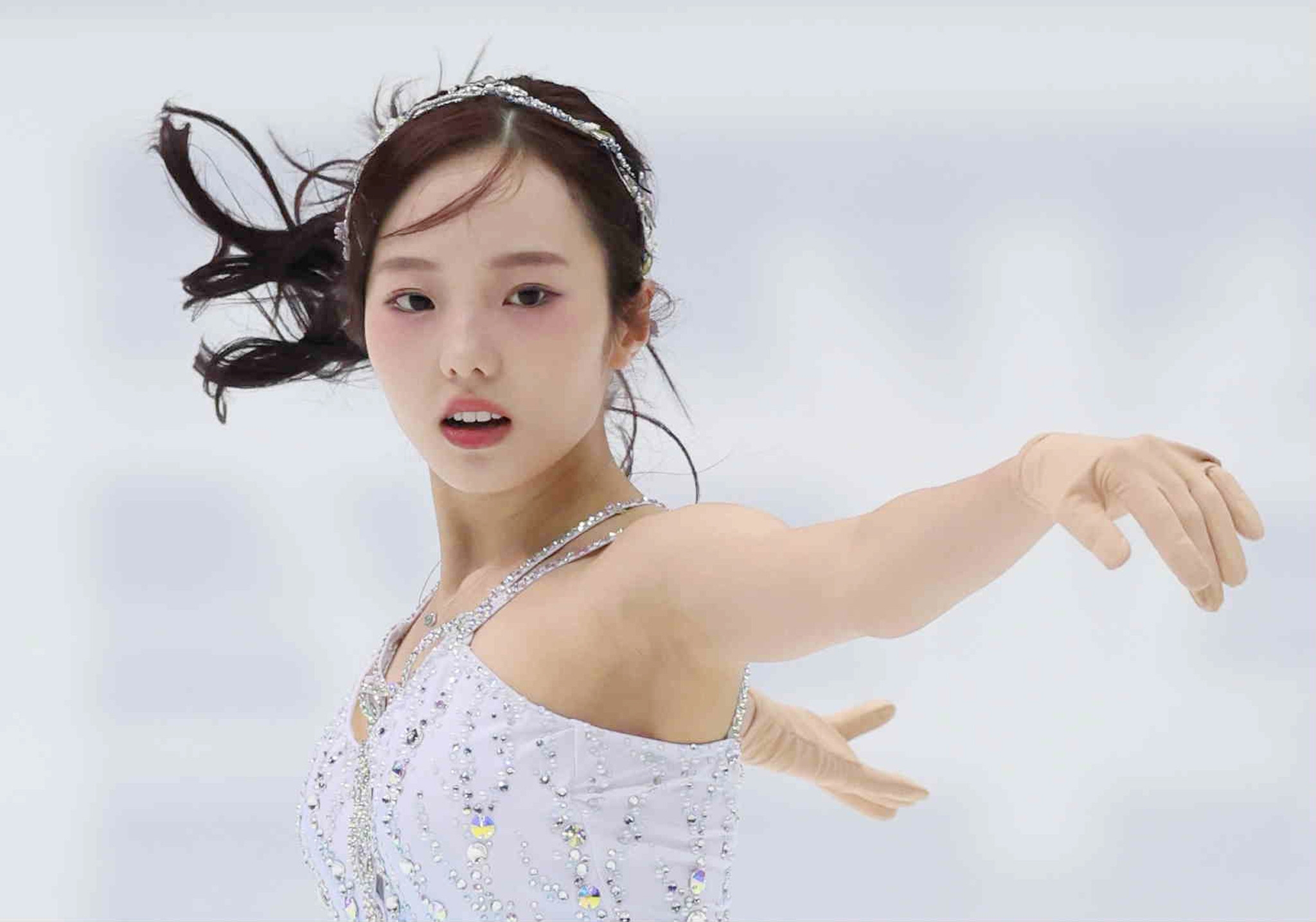 本田真凜さん（時事）