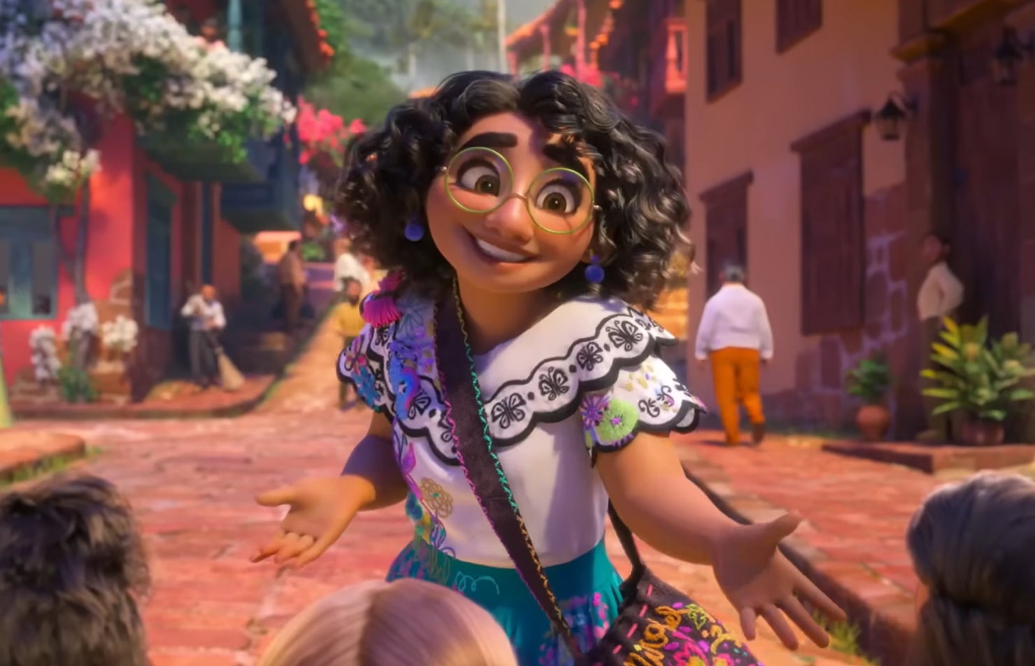 Mirabel from Encanto smiles astatine  children.