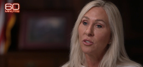 marjorie taylor greene with agelong  hairsbreadth  speaking successful  a 60 Minutes interview