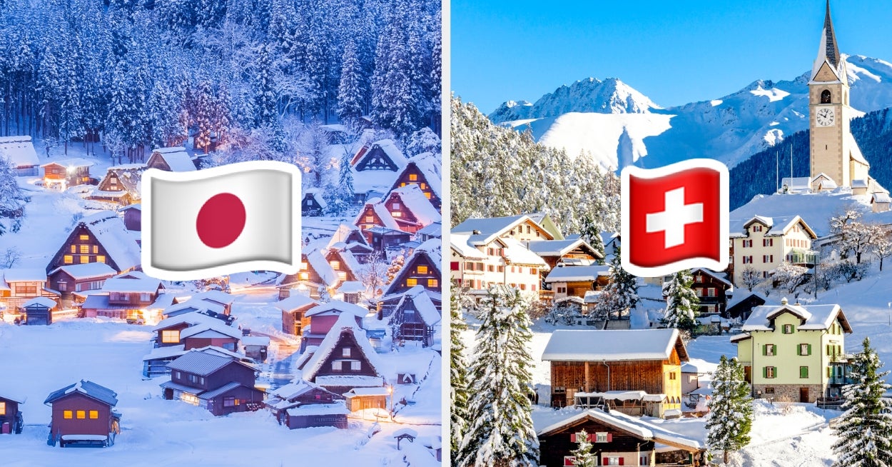 Are You Meant To Visit Iceland, Finland, Japan, Or Switzerland?