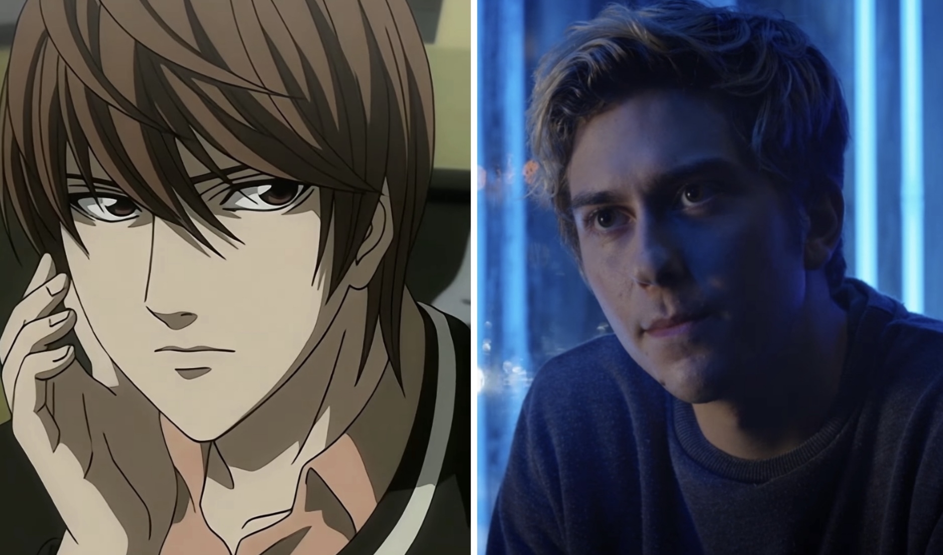 A side-by-side examination of the live-action versus the animated movie of the quality Light Yagami/Light Turner from the bid Death Note.