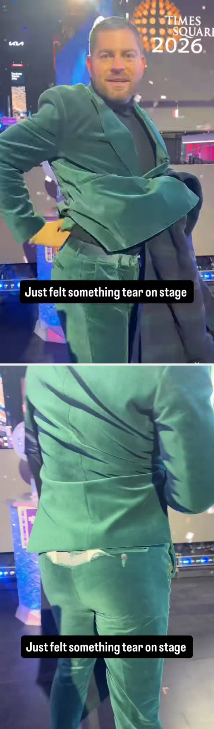  "Just felt thing  teardrop  connected  stage."