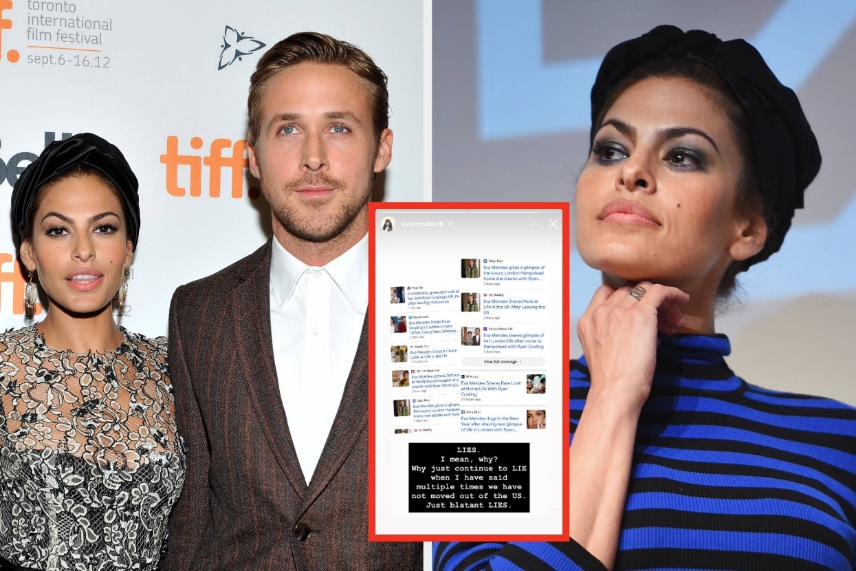 Eva Mendes Just Called Out A Bunch Of News Outlets For Telling 