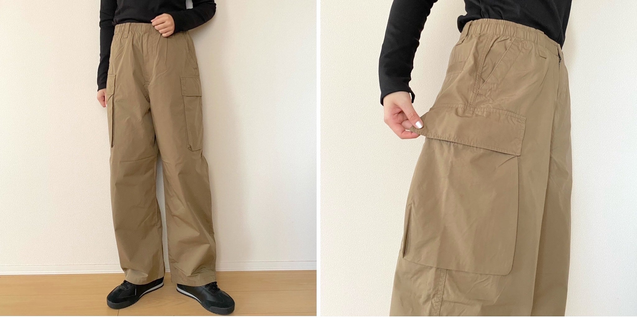 はくだけで今っぽくなる！ユニクロU新作の「ゆったりパンツ」体型を