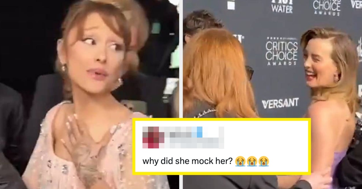 “Why Did She Mock Her”: This Candid Clip Of Ariana Grande And Leighton Meester On The Critics’ Choice Awards Red Carpet Is Going Viral For A Seriously Awkward Reason