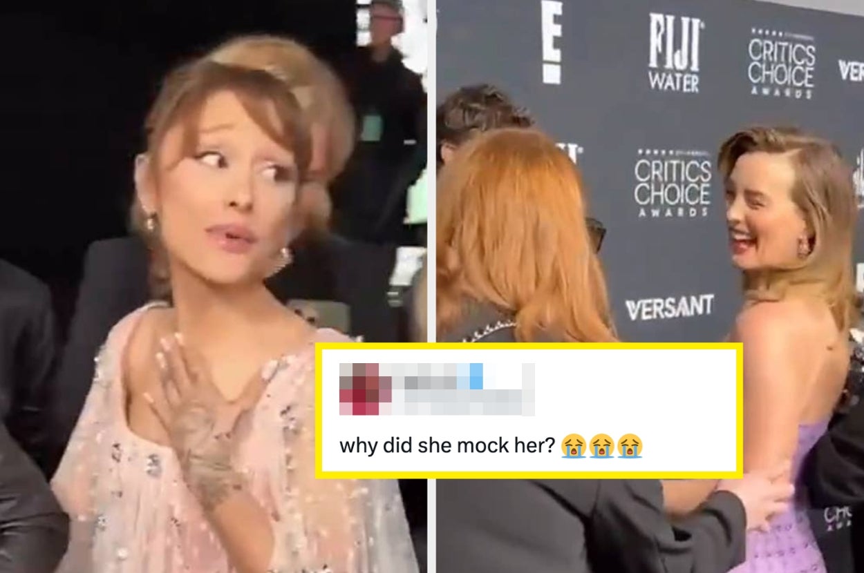 “Why Did She Mock Her”: This Candid Clip Of Ariana Grande And Leighton Meester On The Critics’ Choice Awards Red Carpet Is Going Viral For A Seriously Awkward Reason