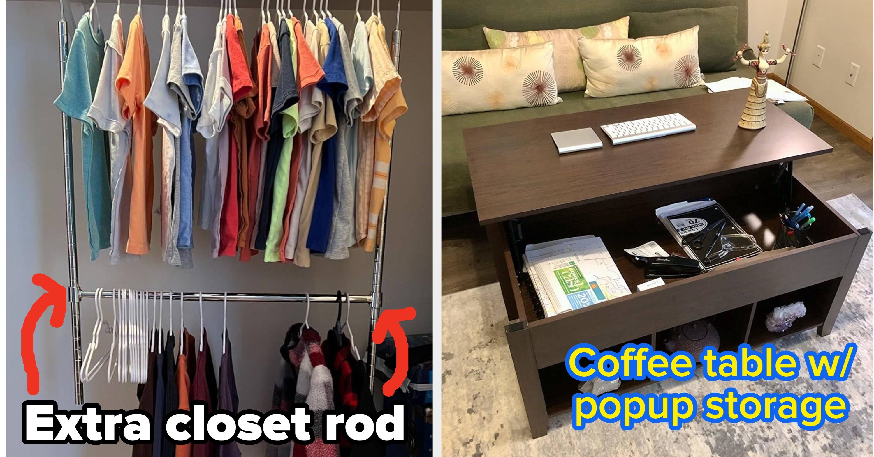 If You’re Short On Space But Not On Stuff, These 28 Genius Organization Products Will Save The Day