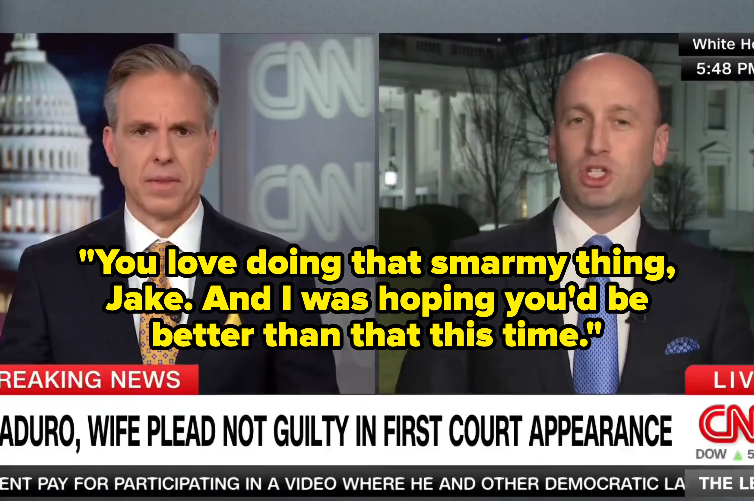  "You love doing that smarmy thing, Jake. And I was hoping you'd be better than that this time."