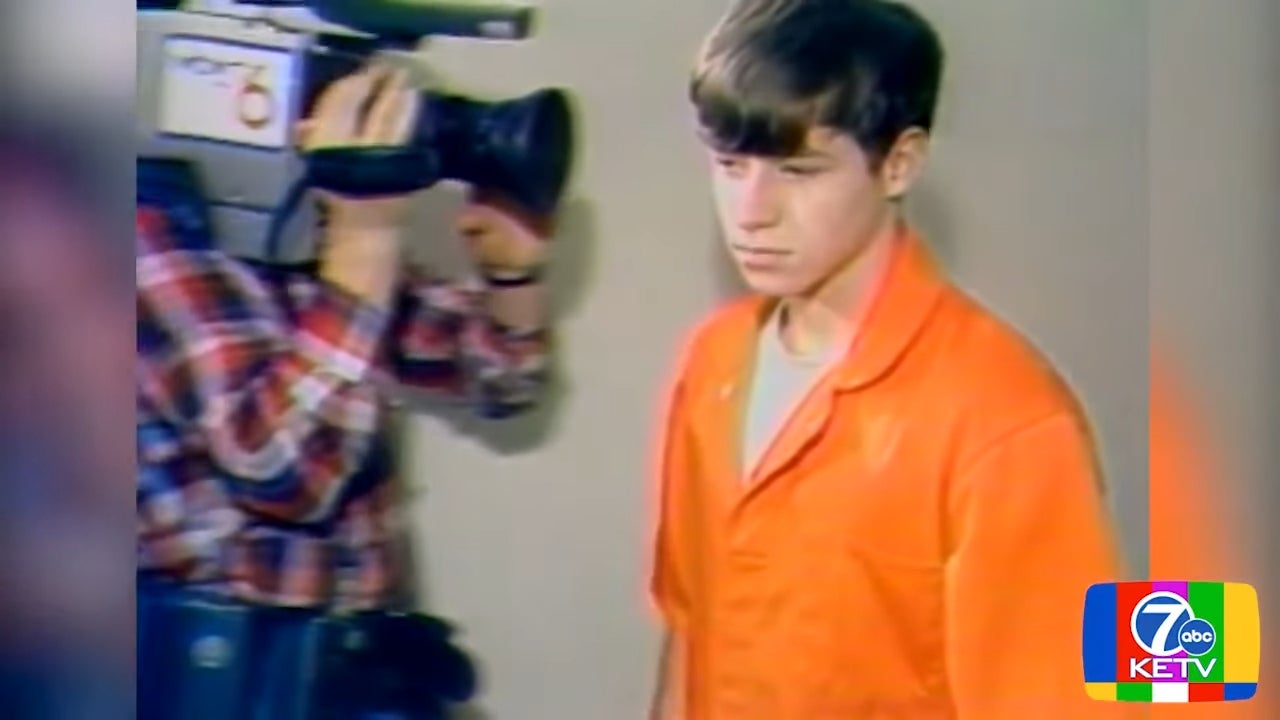 Teen in orange jumpsuit being filmed by a camera crew, with a serious expression. KETV logo visible in the bottom right corner