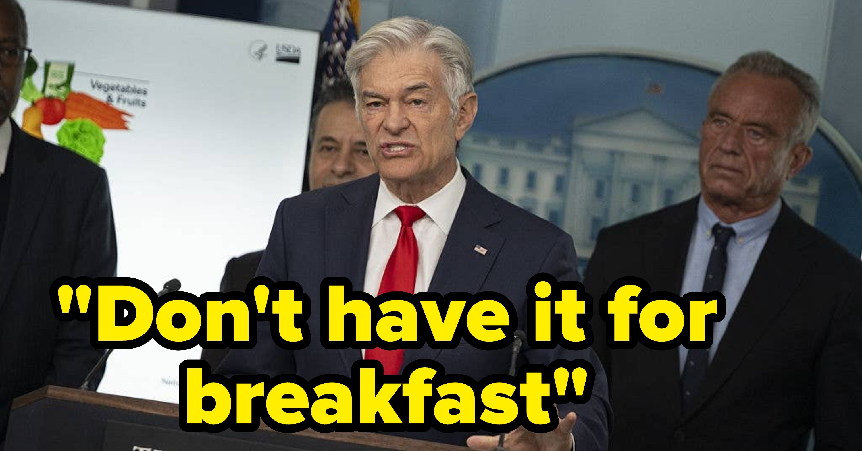 Trump's Latest Alcohol Guidelines Just Dropped, And Dr. Oz's Reaction Is...Something