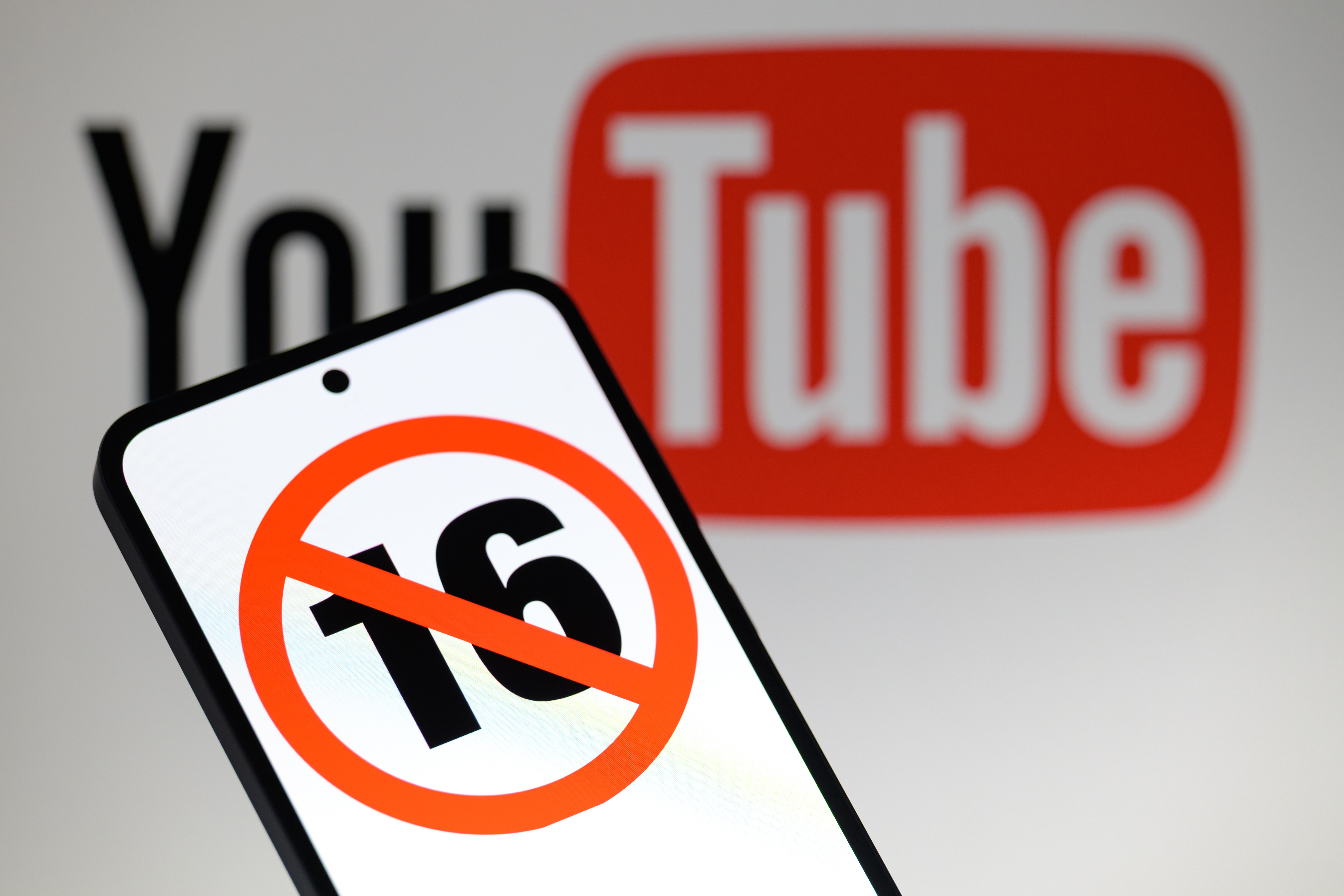 En smarttelefon viser en 