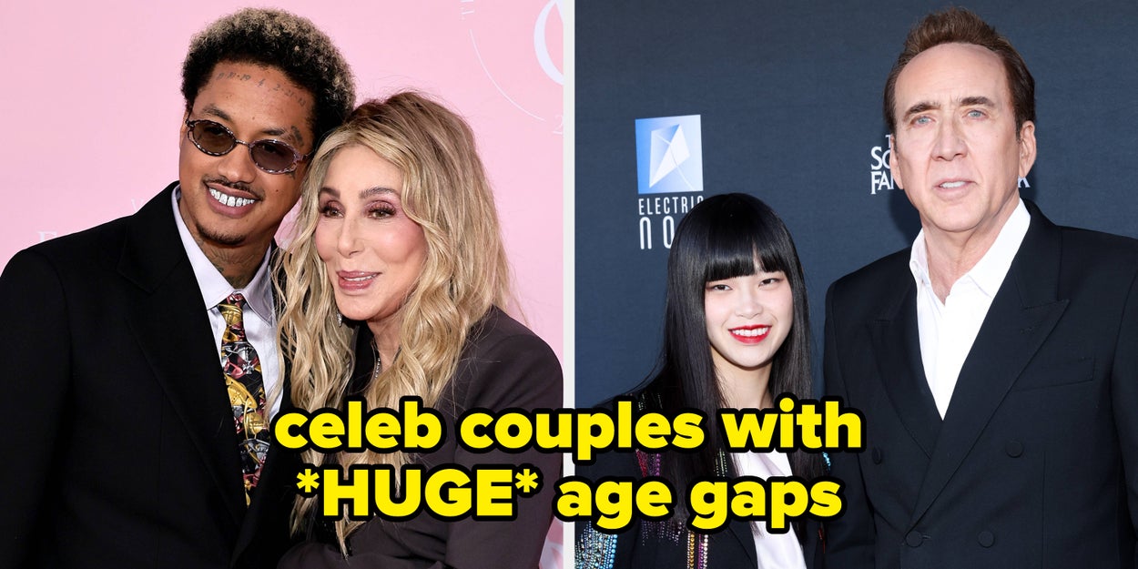 19 celebrity couples who will make you gasp when you find out their age gaps (spoiler: they're all 20+ years apart)