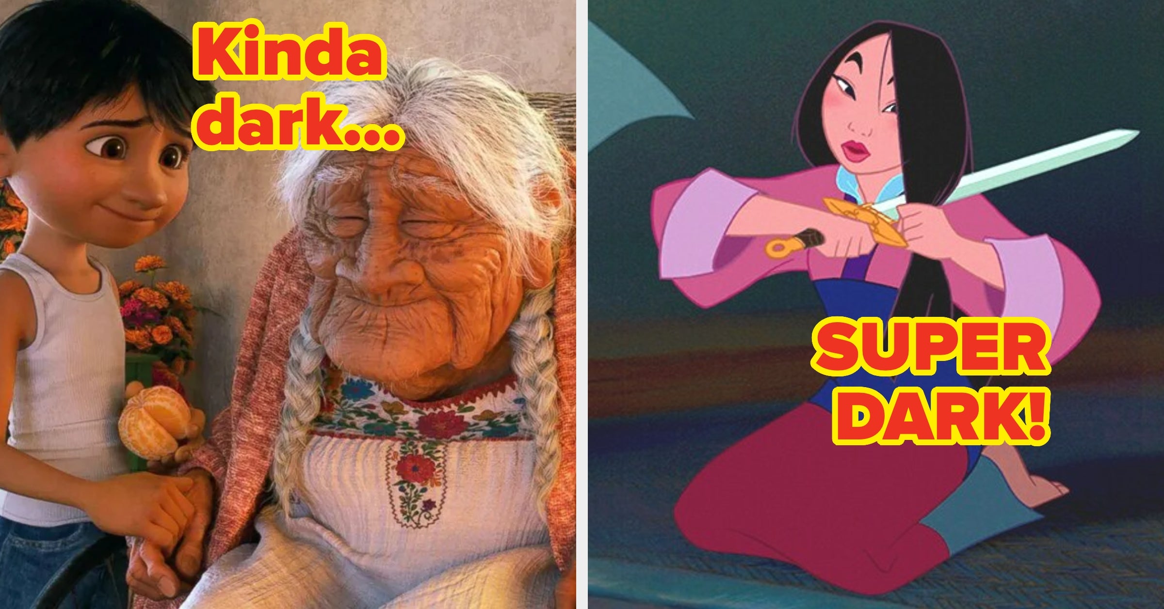 Can You Decide If These Disney And Pixar Movies Are Dark Or Not?