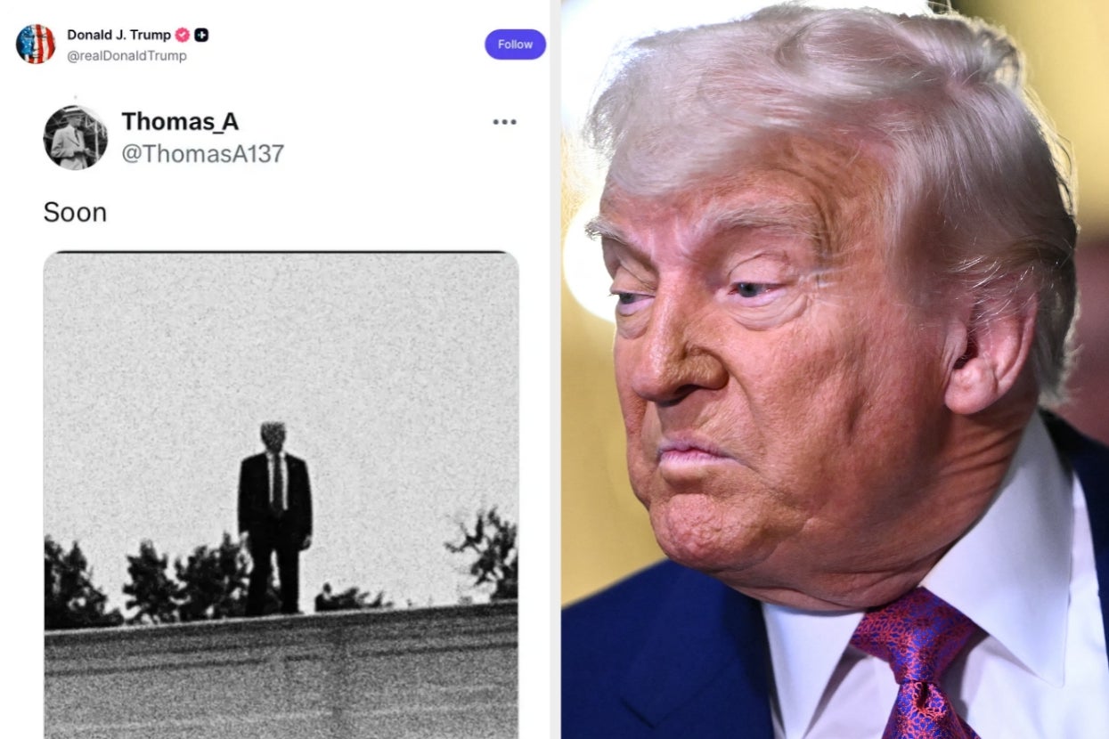 Donald Trump's Faceless Post Is Going Viral, And It's Seriously Chilling